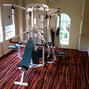 Gym Room with bench